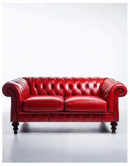 Luxury Leather Sofa isolated on white, part 41