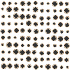 Brutalism shapes, minimalist geometrical figure, abstract bauhaus forms. Simple geometric element with square and rhombus.