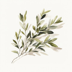 Obraz premium Illustration shows elegance and purity in realistic boho style