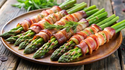 grilled asparagus and bacon