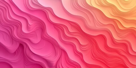 Obraz premium Abstract Swirl Background, Elegant Monochromatic Pastel Grapefruit And Flamingo Gradient Design.