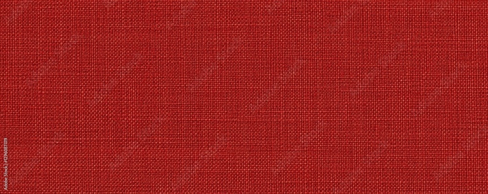 Poster a textured fabric in a warm red hue, showcasing a woven pattern that adds depth and richness to the 
