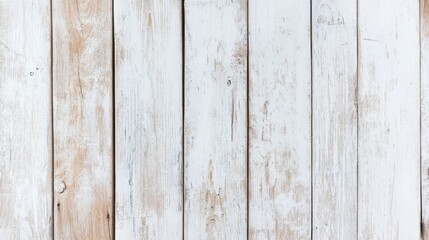 Fototapeta premium Light streams through a window, casting gentle shadows on the weathered wooden planks. The natural finish highlights the unique textures and warmth of this inviting indoor setting