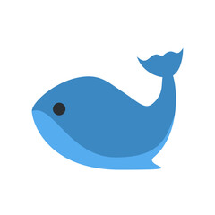 Naklejka premium Blue Whale