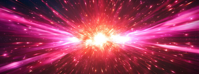Fototapeta premium A vibrant and dynamic scene of an explosion 