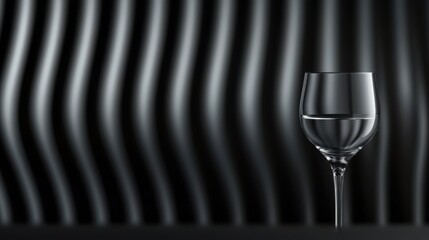 A clear glass of water is placed on a wooden table, highlighting simplicity and the essential nature of hydration in daily life.