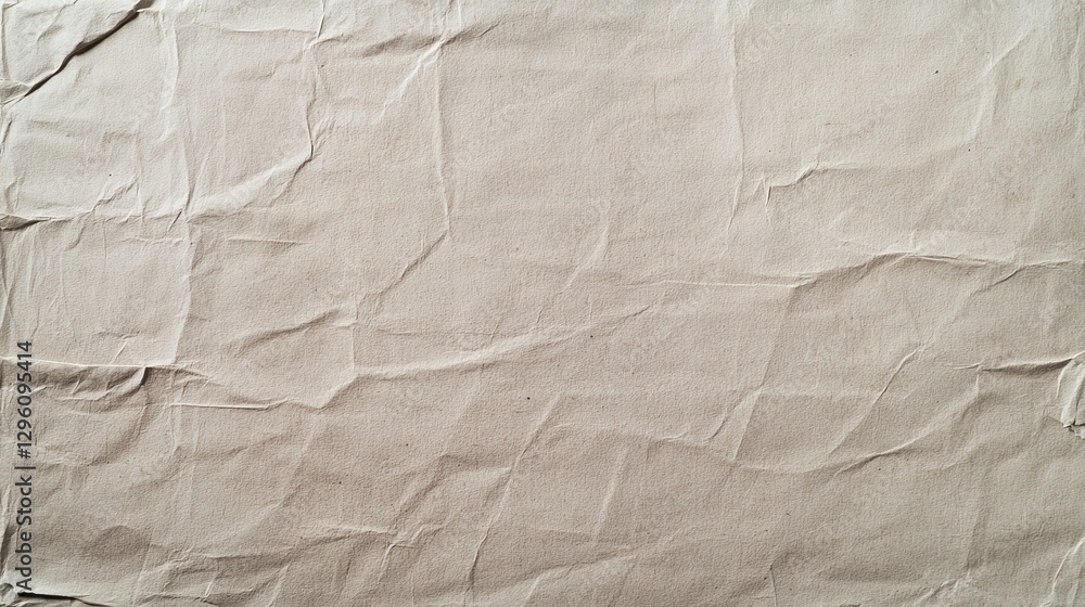Poster a textured canvas displays gentle wrinkles and soft shadows, encouraging inspiration and artistic ex