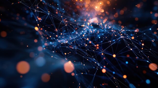 A complex web of global business, where intricate networks of customers, HR, and outsourcing partners converge to facilitate seamless data exchange and strategic decision-making, powered by the