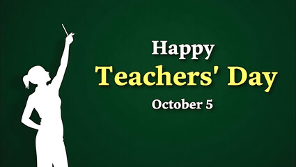Happy Teacher's day World Teacher's Day Greeting Card, Background, Poster, Banner
