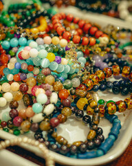 Colorful beads.
