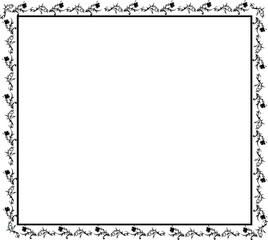 Floral Rectangle Floral Rectangle Floral border border flower floral flower 