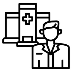 Doctor Icon Element For Design