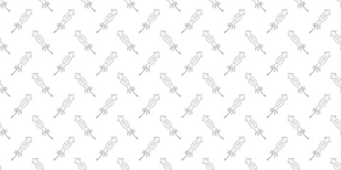 Fototapeta premium ikayaki pattern background. ikayaki japanese food pattern background. japanese street food pattern background.