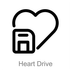 Obraz premium Heart Drive