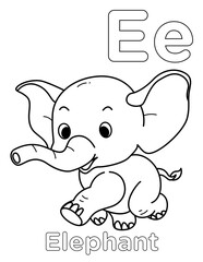 Alphabet letters Tracing Worksheet. ABC Activities and Exercises for kids. fun printable pages, educational game for kids