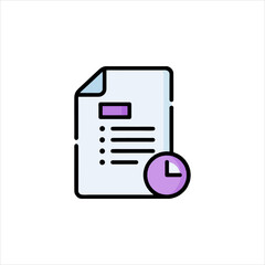 document icon on internet button