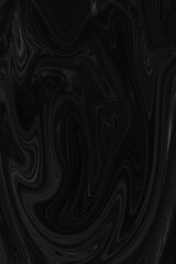 Abstract black marble texture with smooth, wavy patterns. Elegant and minimal background ideal for luxury branding, web design, posters, or product mockups. High contrast and stylish design.