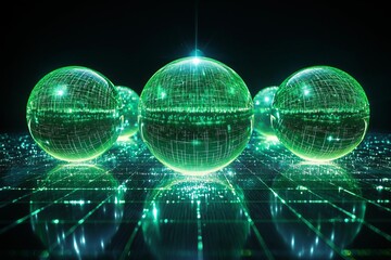 Laser beam and optical glass on black background , isolated on white background,  , copy space for text,