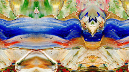 Abstract art background . Hand painting artwork on canvas 