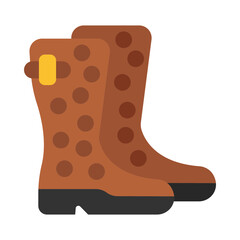 Boots flat icon