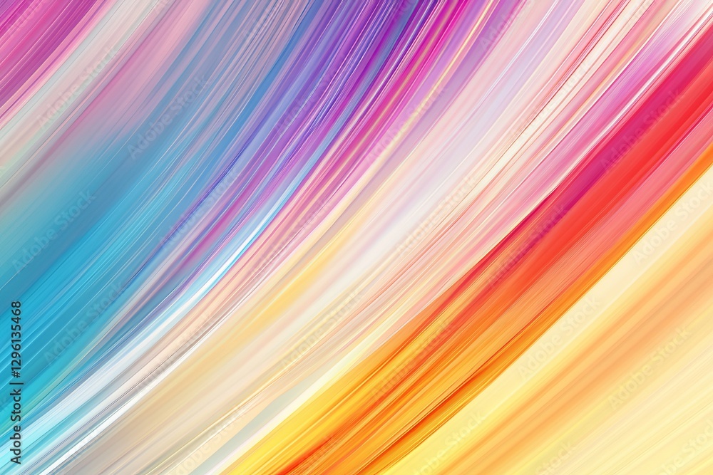 Aufkleber abstract colorful diagonal lines dynamic vibrant swirls gradient background texture design modern ar