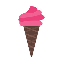 Ice cream flat icon