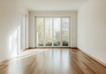 Fototapeta premium empty room with window