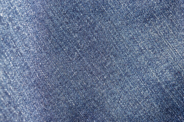 new blue denim fabric for the production of clothing and other items