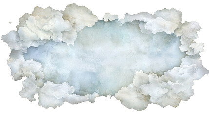 Stark contrast, a single white cloud against deep black background dramatic