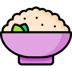 rice bowl icon