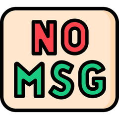 no msg label icon