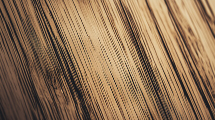 Close-Up of Textured Wooden Surface in Warm Light