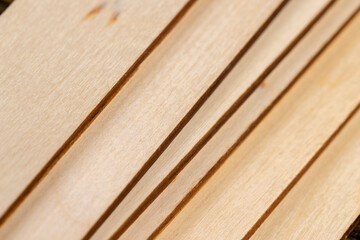 thin wooden plywood for sawing out various objects