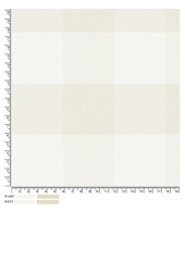 Plaid fabric pattern, blue, brown, cream, seamless for textiles, and for designing clothes, skirts or decorative fabrics. Vector illustration.