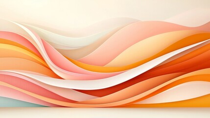 Obraz premium Flowing waves of colorful patterns abstract design digital art creative space