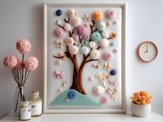  diy felt wall art