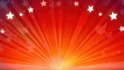 radiant red background with glowing white stars and sunburst effect, dynamic abstract backdrop for celebration or design

