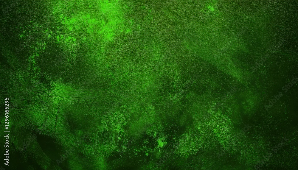 Poster vibrant emerald green abstract texture with organic fluid pattern, ideal for digital backgrounds, de