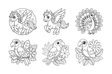 Animal Kingdom Coloring Book