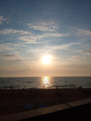 sonnenuntergang sonne Meer strand atlantik