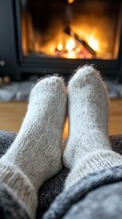 Cozy Knitted Socks and Mittens – Winter Warmth and Comfort