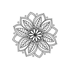 A Simple Mandala With An Elegant Design
