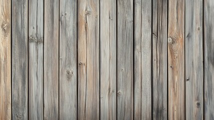 Fototapeta premium Timeless wooden planks, aged and worn, display unique knots and grains. Their natural colors and textures evoke a warm, rustic feeling, ideal for various creative applications