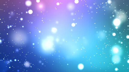 Obraz premium Blue and Purple Fantasy Glow with Soft Light Particles