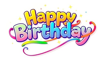 Vibrant Happy Birthday Greeting