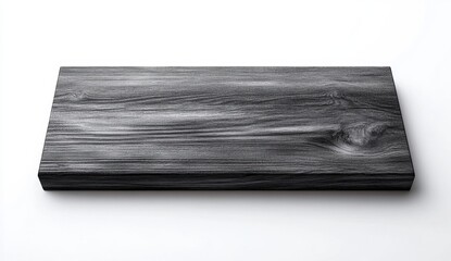 Textured Black Wooden Surface for Design and Background Use