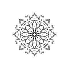 A Simple Mandala With An Elegant Design