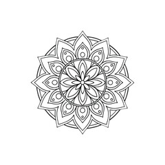 A Simple Mandala With An Elegant Design