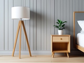 lamp on the table