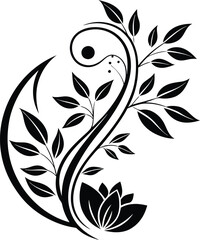 Serenity Symbol: Elegant Wellness Logo Designs